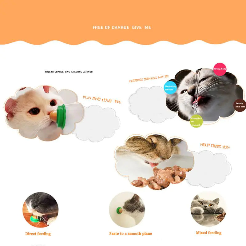 Cat Treats and Lickable Snacks for Pet Cats